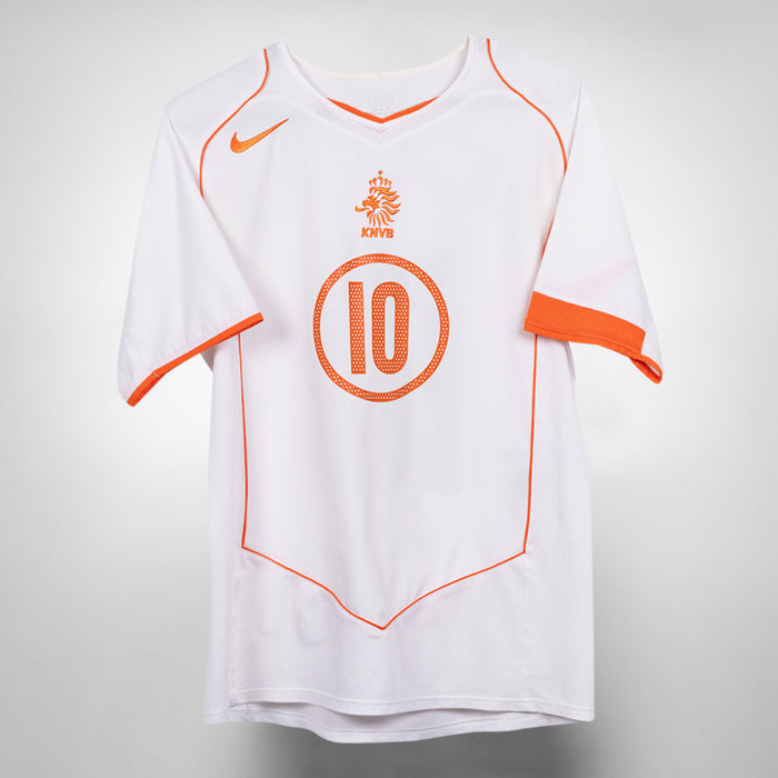 2004-2006 Netherlands Nike Away Shirt #10 Ruud van Nistelrooy
