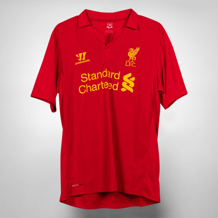 2012-2013 Liverpool Warrior Home Shirt #7 Luis Suarez