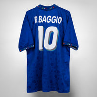 1993-1994 Italy Diadora Home Shirt #10 Roberto Baggio