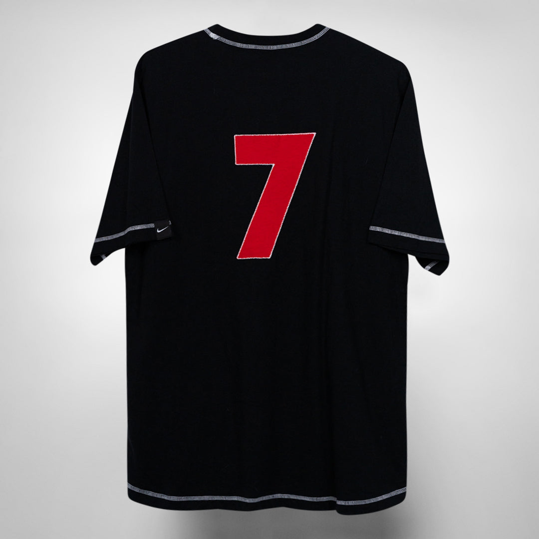 2005-2006 Eric Cantona Au Revoir Nike Graphic T-Shirt