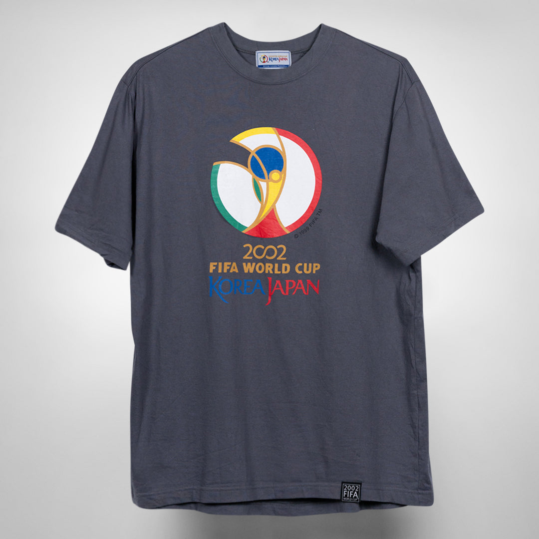 2002 World Cup Korea Japan Grey T Shirt