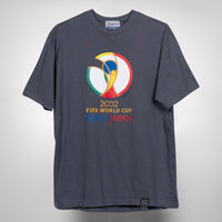 2002 World Cup Korea Japan Grey T Shirt