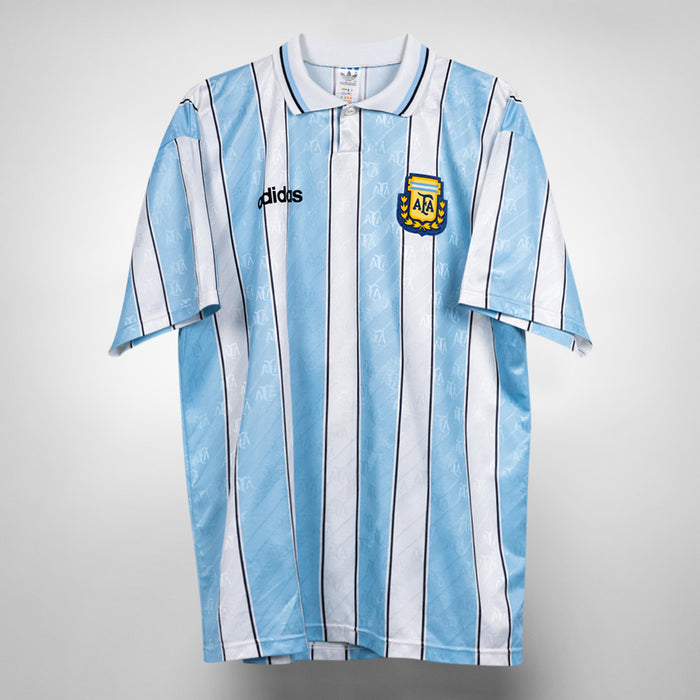 1994-1995 Argentina Adidas Banned Home Shirt