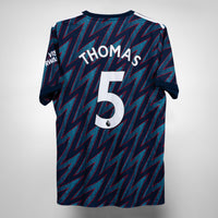 2021-2022 Arsenal Adidas Third Shirt #5 Thomas
