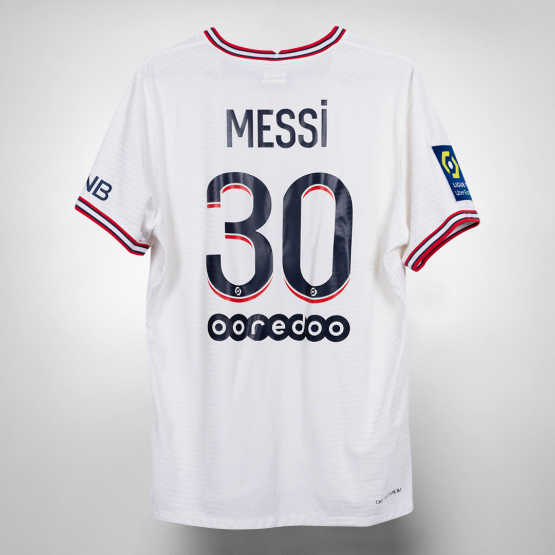 2021-2022 Paris Saint-Germain PSG Nike Player Spec Fourth Shirt #30 Lionel Messi