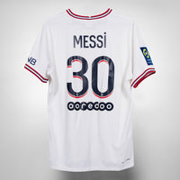 2021-2022 Paris Saint-Germain PSG Nike Player Spec Fourth Shirt #30 Lionel Messi