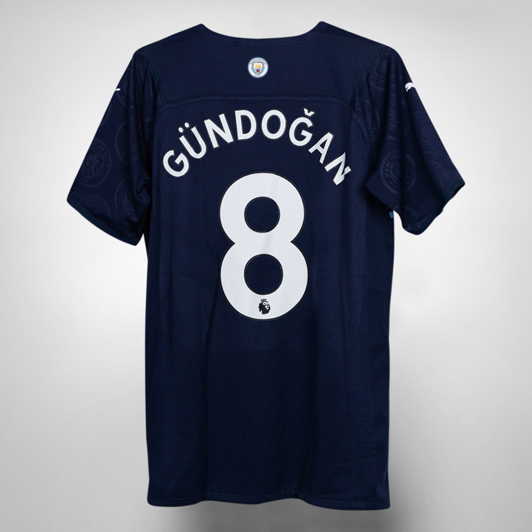 2021-2022 Manchester City Puma Player Spec Third Shirt #8 Gundogan