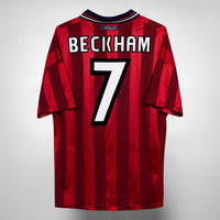 1997-1999 England Umbro Away Shirt #7 David Beckham