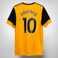 2020-2021 Wolverhampton Wanderers Adidas Home Shirt #10 Podence