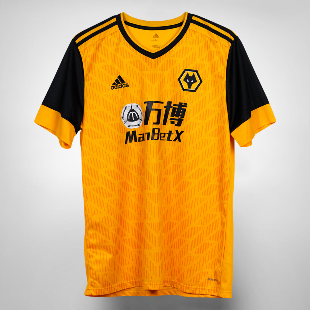 2020-2021 Wolverhampton Wanderers Adidas Home Shirt #10 Podence
