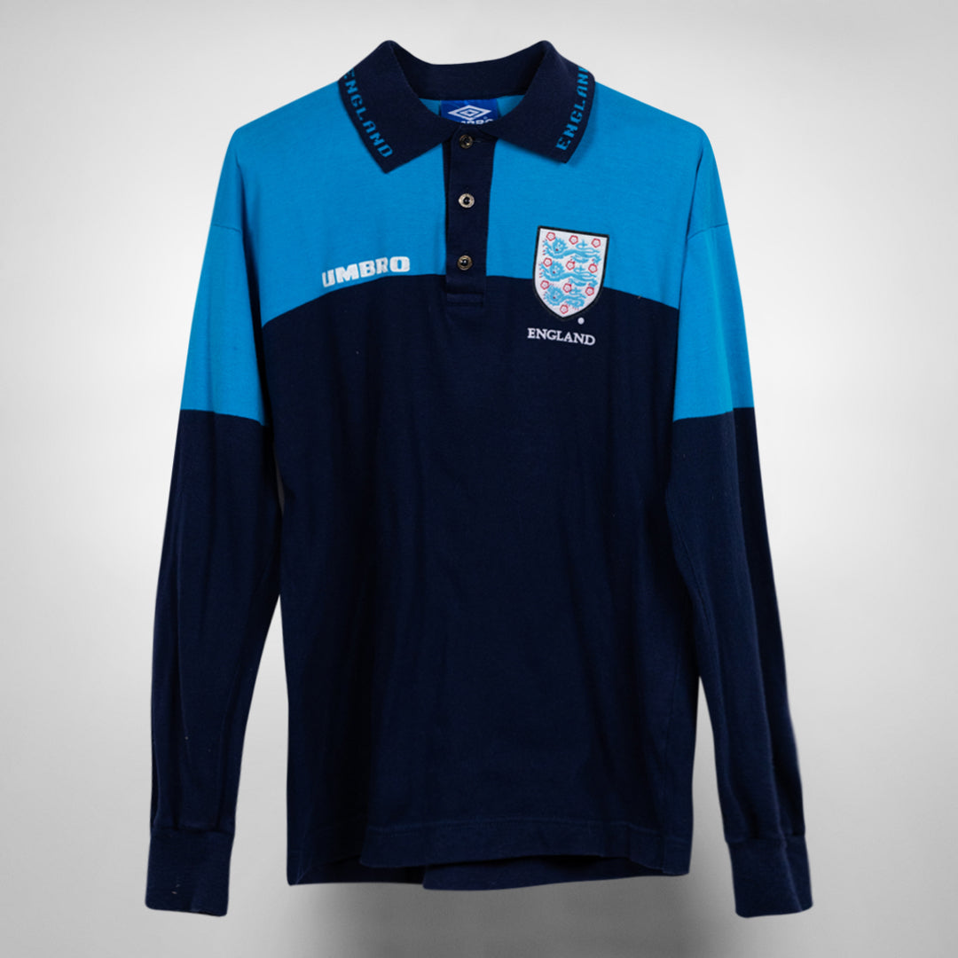 1996 England Umbro Long Sleeve Leisure Shirt