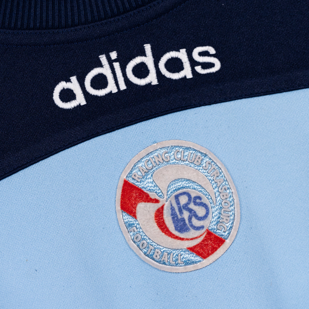 1996 RC Strasbourg Adidas Crew Neck Jumper