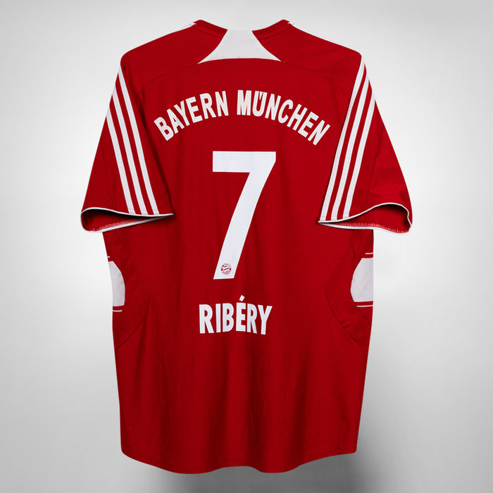 2007-2009 Bayern Munich Adidas Home Shirt #7 Ribery