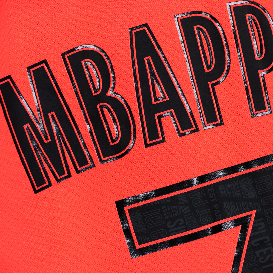 2019-2020 PSG Paris Saint Germain Nike Long Sleeve Away Shirt #7 Mbappe