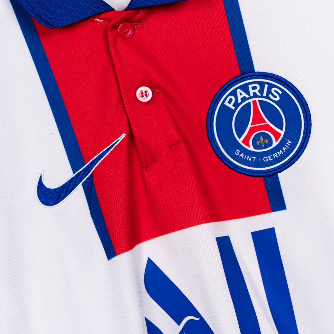 2020-2021 PSG Paris Saint Germain Nike Away Shirt #7 Mbappe