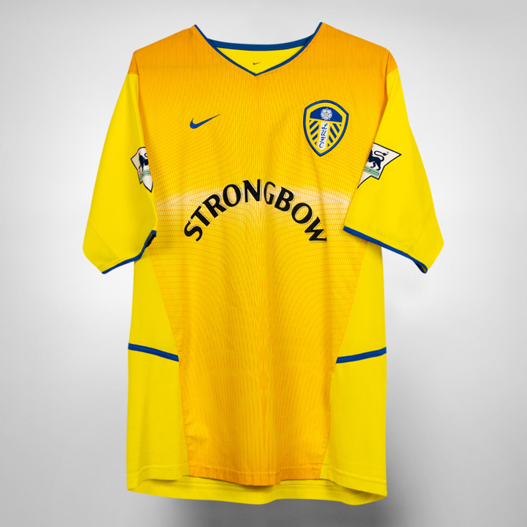 2002-2003 Leeds United Nike Away Shirt #9 Mark Viduka