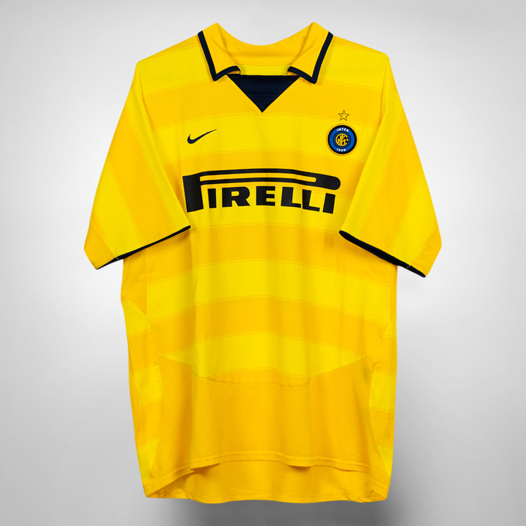 2003-2004 Inter Milan Nike Away Shirt #10 Adriano