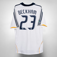2007-2008 LA Galaxy Adidas Home Shirt #23 David Beckham