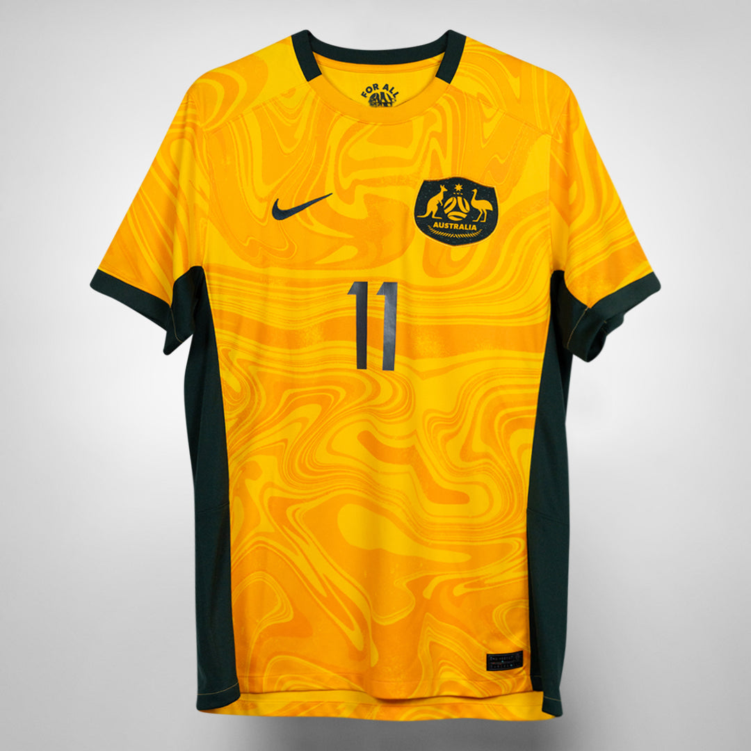 2023-2024 Australia Women Nike Home Shirt #11 Mary Fowler