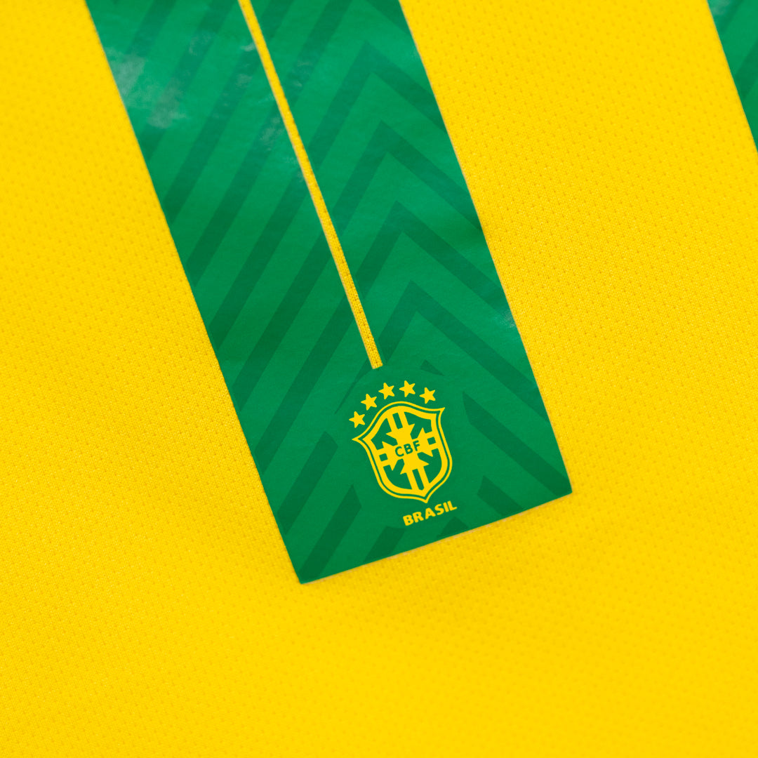 2018 Brazil Nike Home Shirt #11 P. Coutinho