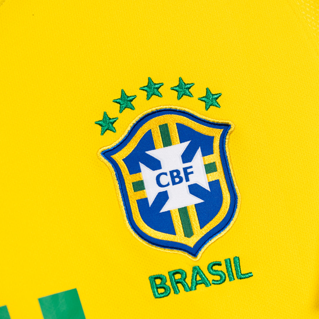 2018 Brazil Nike Home Shirt #11 P. Coutinho