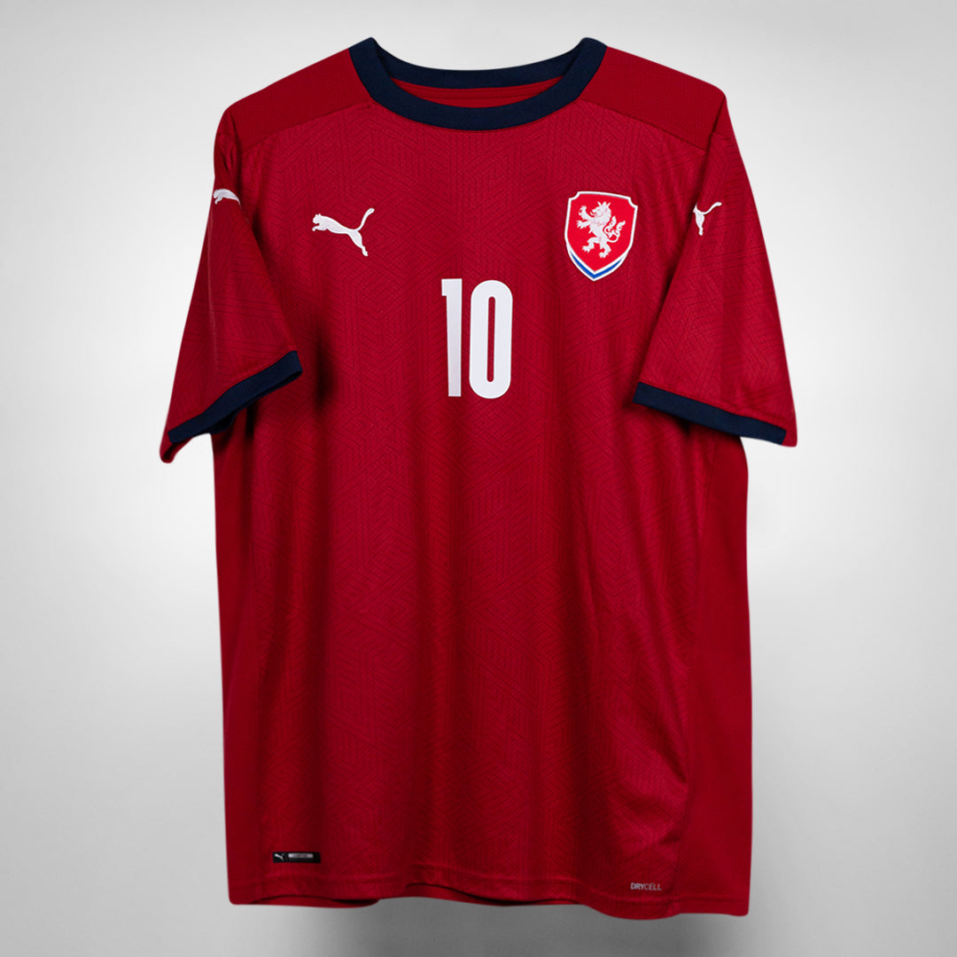 2020 Czech Republic Puma Home Shirt #10 Patrik Schick