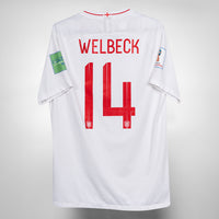 2018 England Nike Player Spec Home Shirt #14 Welbeck