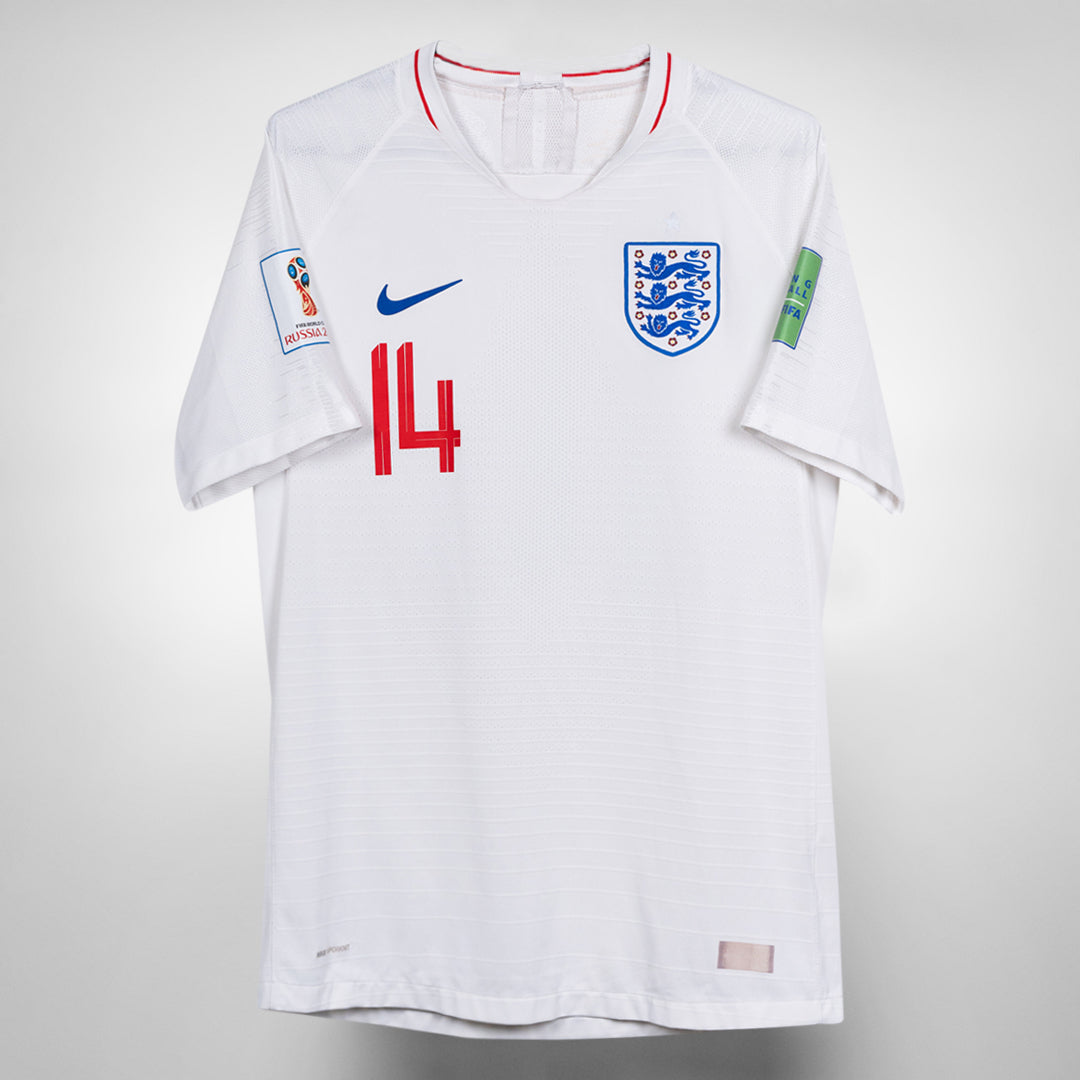 2018 England Nike Player Spec Home Shirt #14 Welbeck