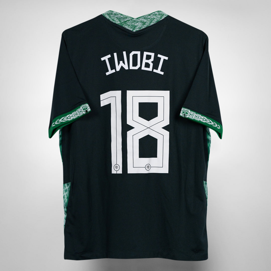 2020 Nigeria Nike Away Shirt #18 Iwobi