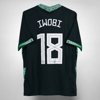 2020 Nigeria Nike Away Shirt #18 Iwobi