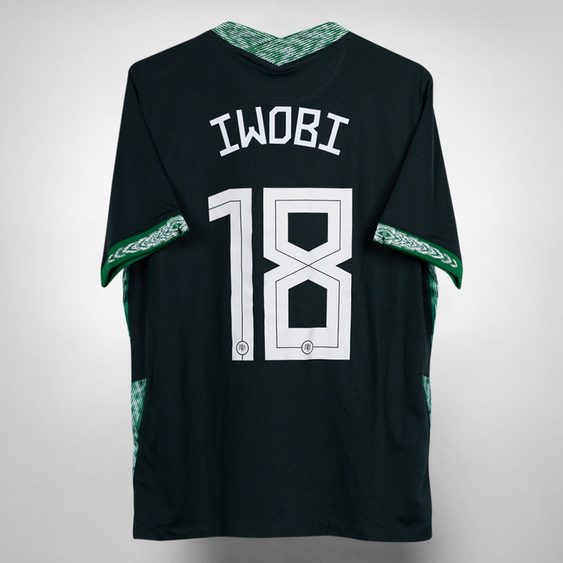 2020 Nigeria Nike Away Shirt #18 Iwobi