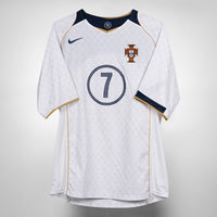 2004 Portugal Nike Away Shirt #7 Figo