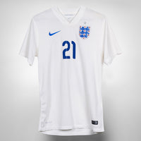 2014 England Nike Home Shirt #21 Ross Barkley