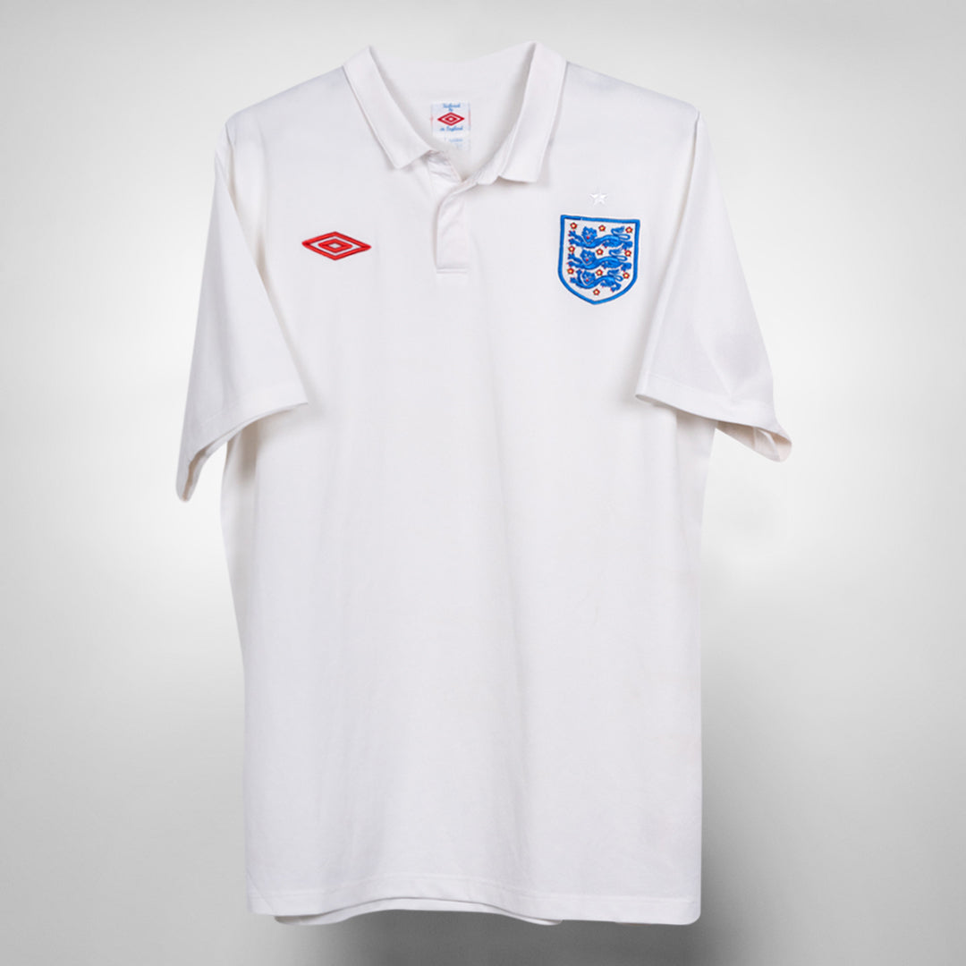 2010 England Umbro Home Shirt