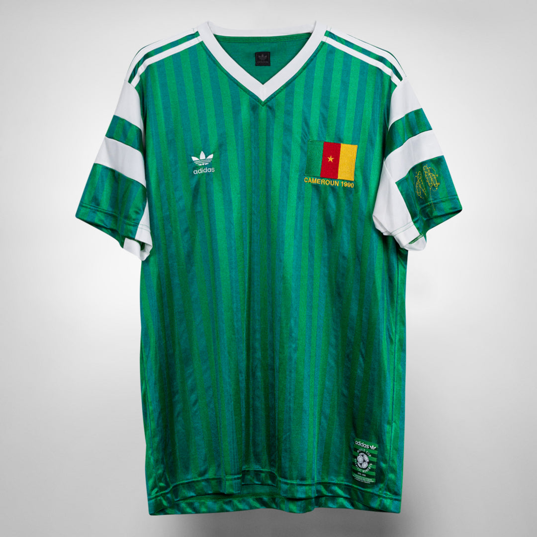1990 Cameroon Adidas Originals Modern Reproduction Shirt