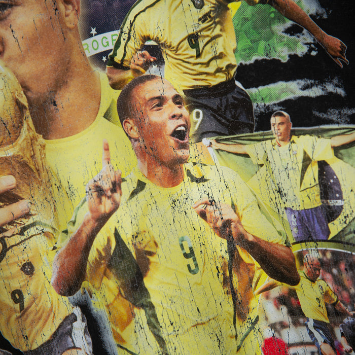 Ronaldo R9 Brazil Vintage Bootleg T-Shirt | Oversized Heavy Tee