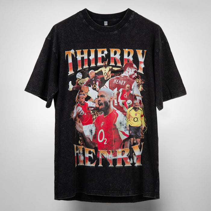 Thierry Henry Vintage Bootleg T-Shirt | Oversized Heavy Tee