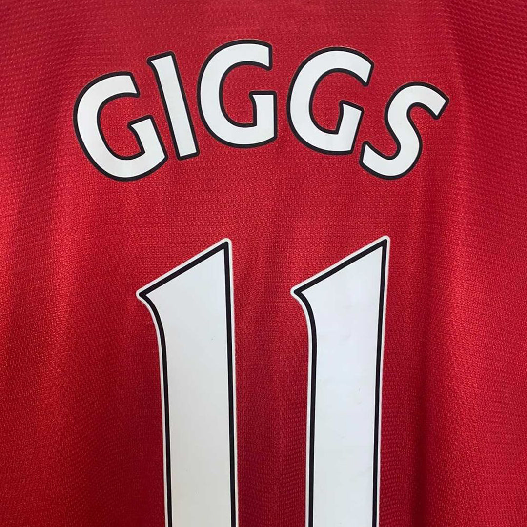 2013-2014 Manchester United Nike Home Shirt #11 Ryan Giggs - Marketplace