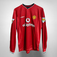 2000-2001 Manchester United Umbro Home Shirt Beckham 7 - Marketplace