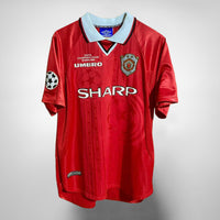 1999-2000 Manchester United Umbro Shirt UCL Solskjaer 20 - Marketplace