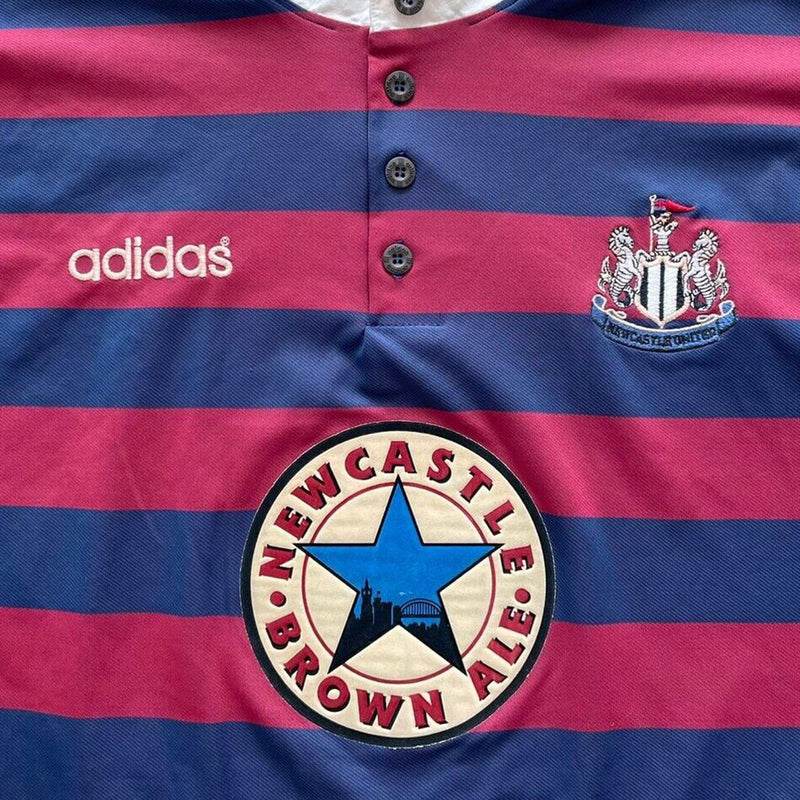 1995-1996 Newcastle United Adidas Away Shirt #14 David Ginola - Marketplace