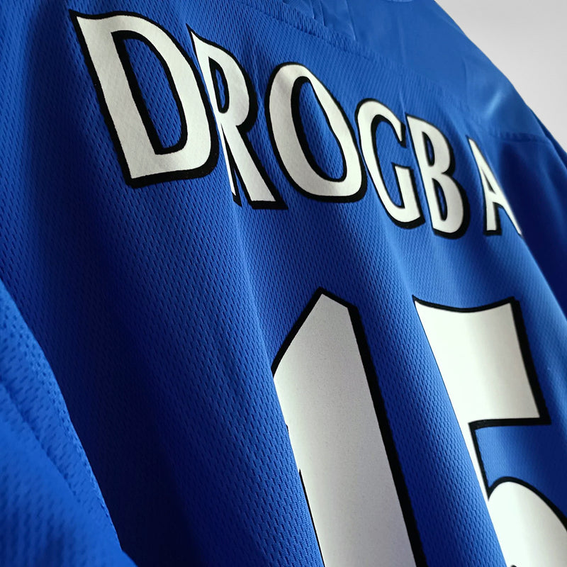 2003-2005 Chelsea Umbro Long Sleeve Home Shirt #15 Didier Drogba - Marketplace