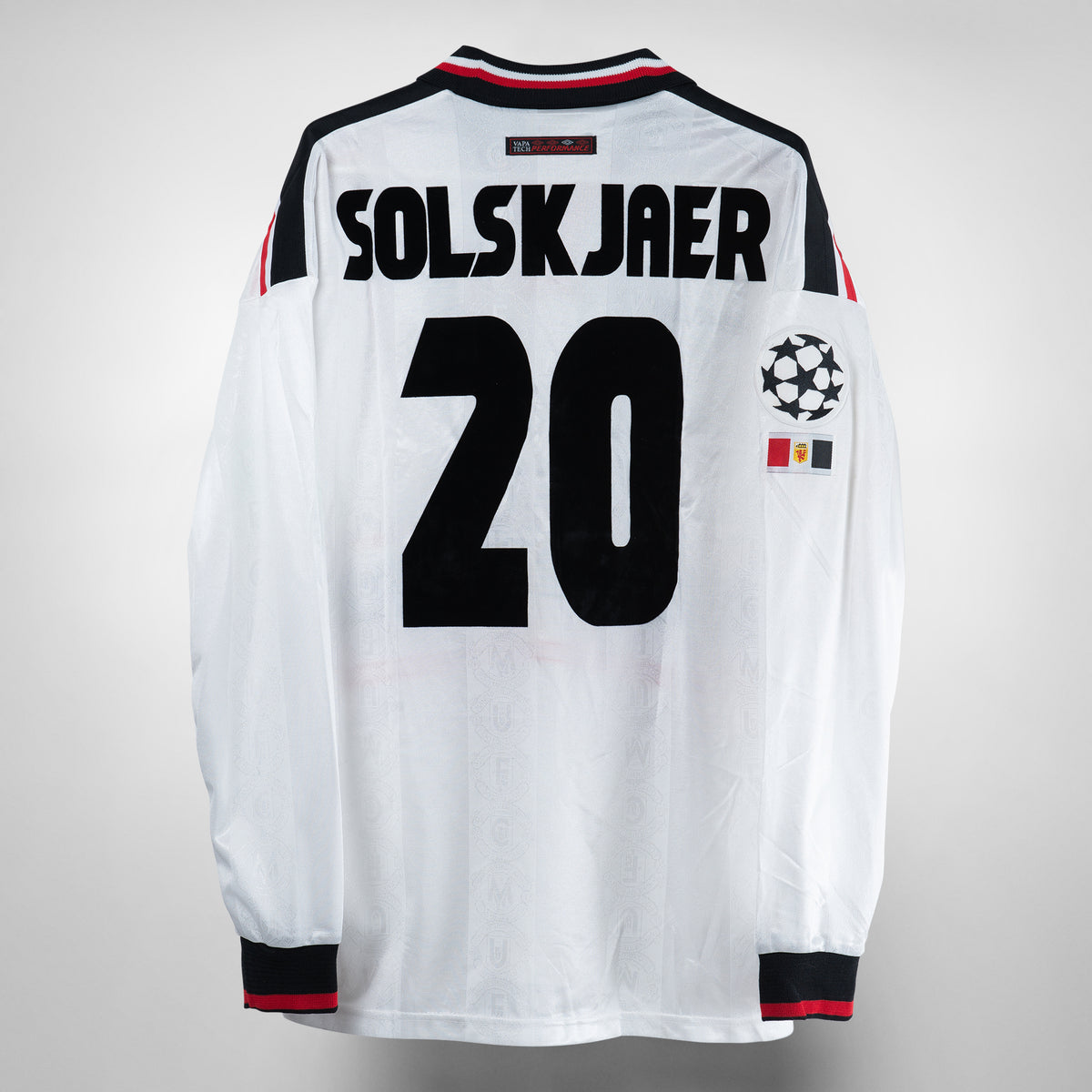 1997-1999 Manchester United Umbro Away Shirt #20 Solskjær BNWT
