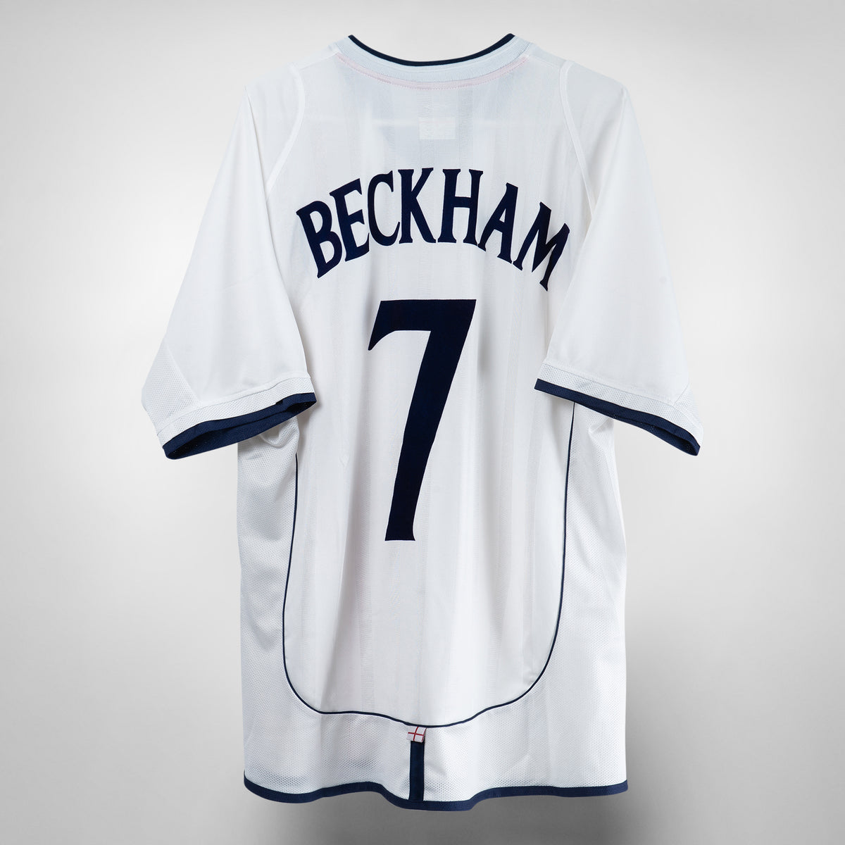 2001-2003 England Umbro Home Shirt #7 Beckham