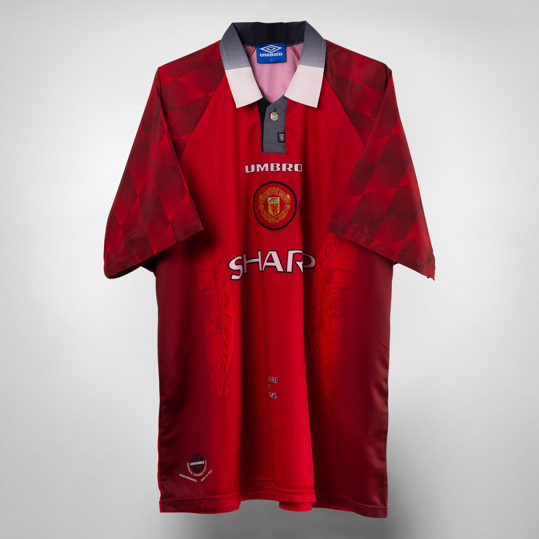 1996-1998 Manchester United Umbro Home Shirt 1