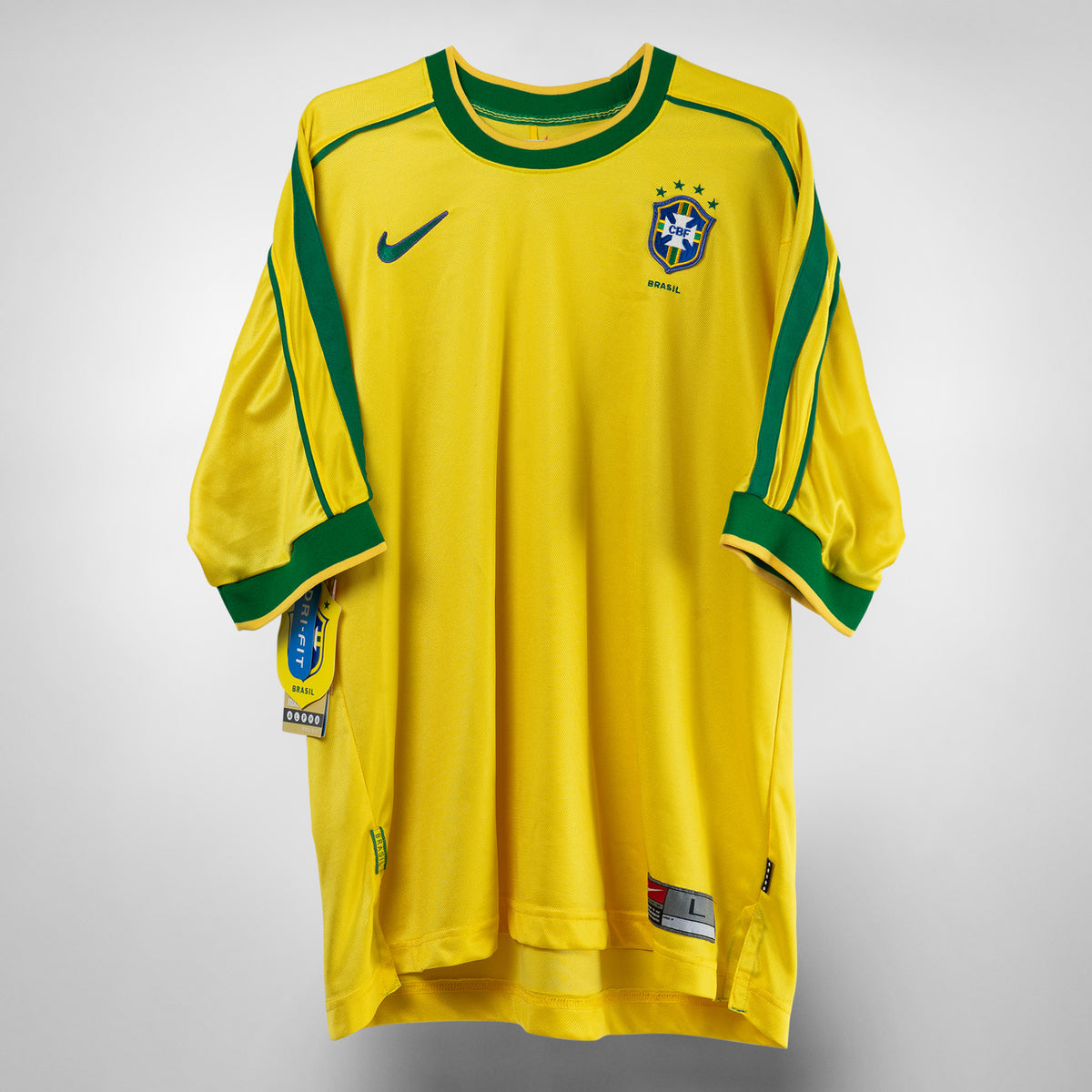 1998-2000 Brazil Nike Home Shirt BNWT