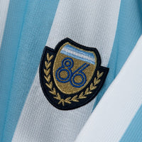 1986 Argentina Le Coq Sportif Home Shirt #10 Official Reproduction