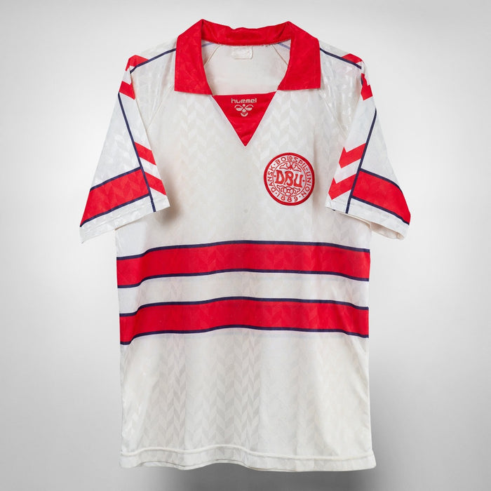 1988-1990 Denmark Hummel Away Shirt