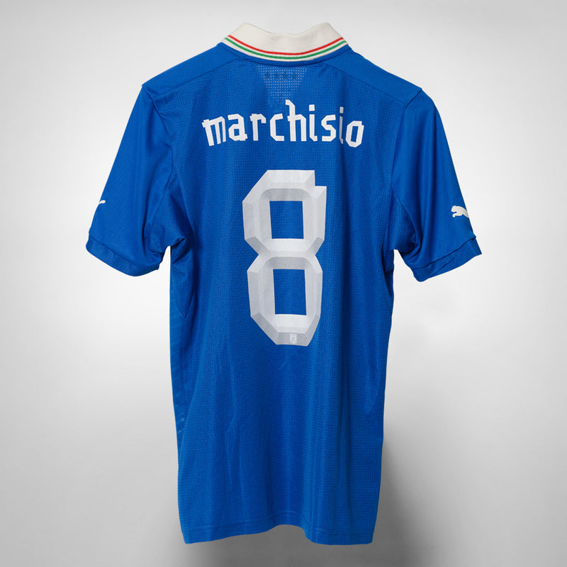 2011-2013 Italy Puma Home Shirt #8 Claudio Marchisio