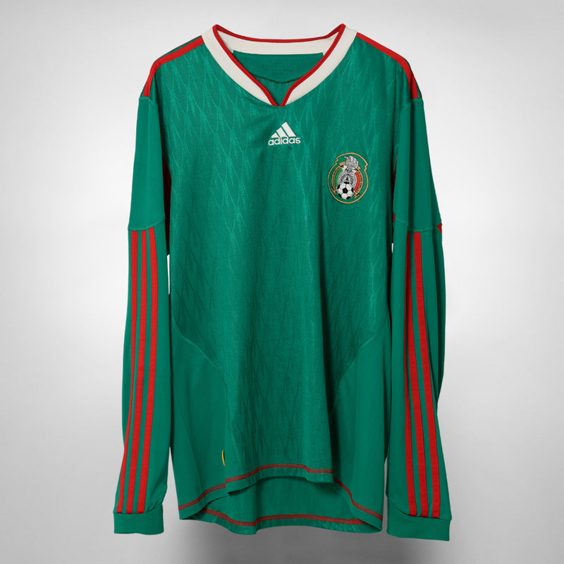 2010-2011 Mexico Adidas Long Sleeve Home Shirt